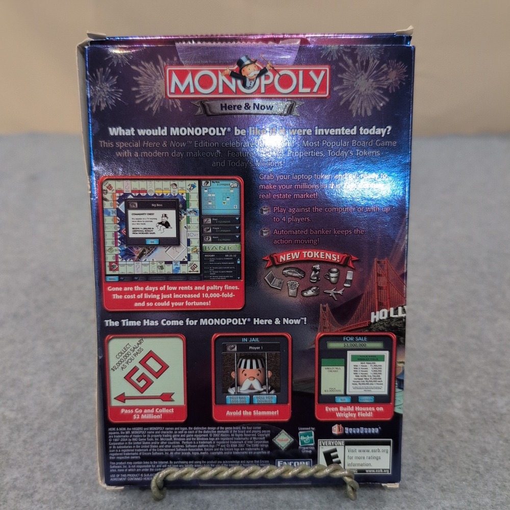 Monopoly Here & Now Edition PC CD-ROM Game America Has Voted Parker Brothers - Picture 2 of 3